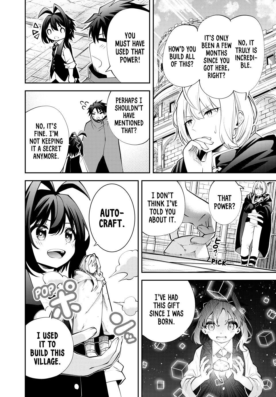 Tsuihou sareta Tensei Ouji Auto Craft Skill de Ryouchi wo Bakusoku de Kaitaku shi Saikyou no Mura wo Tsukutteshimau: Saikyou Craft Skill de Hajimeru Rakuraku Ryouchi Kaitaku Slow Life Chap 47 - Next Chap 48