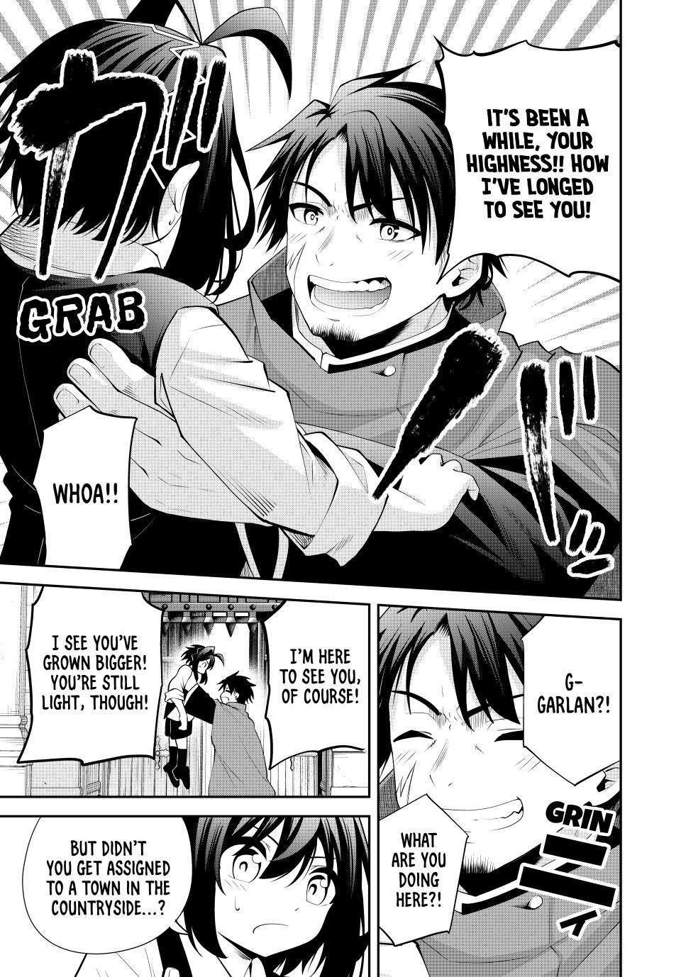 Tsuihou sareta Tensei Ouji Auto Craft Skill de Ryouchi wo Bakusoku de Kaitaku shi Saikyou no Mura wo Tsukutteshimau: Saikyou Craft Skill de Hajimeru Rakuraku Ryouchi Kaitaku Slow Life Chap 46 - Next Chap 47