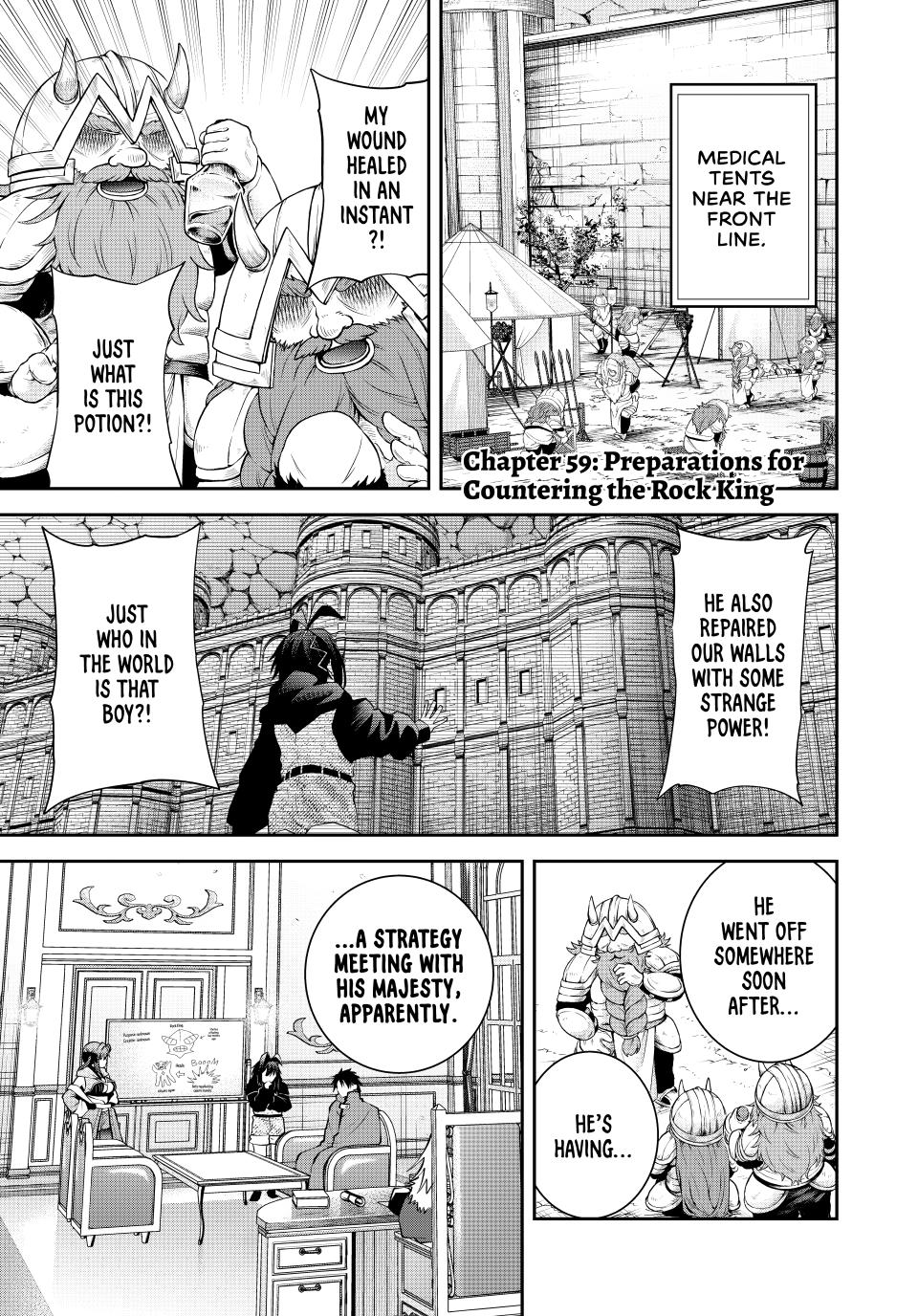 Tsuihou sareta Tensei Ouji Auto Craft Skill de Ryouchi wo Bakusoku de Kaitaku shi Saikyou no Mura wo Tsukutteshimau: Saikyou Craft Skill de Hajimeru Rakuraku Ryouchi Kaitaku Slow Life Chap 59 - Next Chap 60