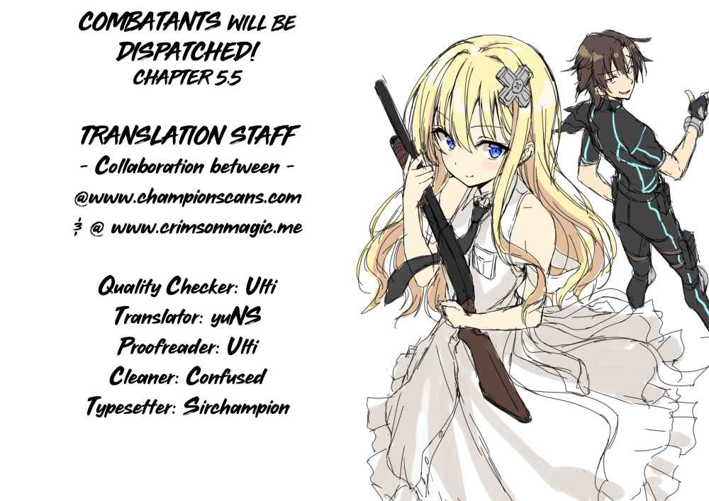 Sentouin, Hakenshimasu! Chap 5.5 - Next Chap 6.5