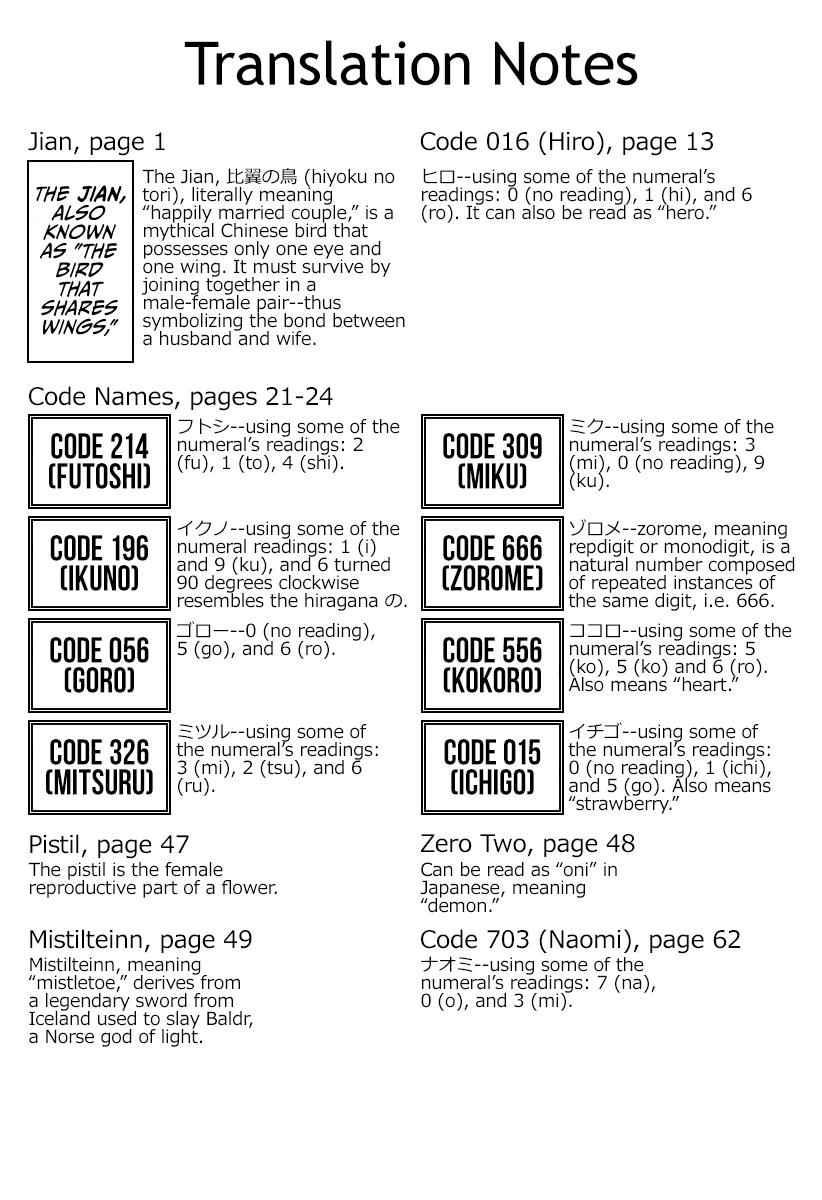 Darling in the FRANXX Chap 1 - Next Chap 2