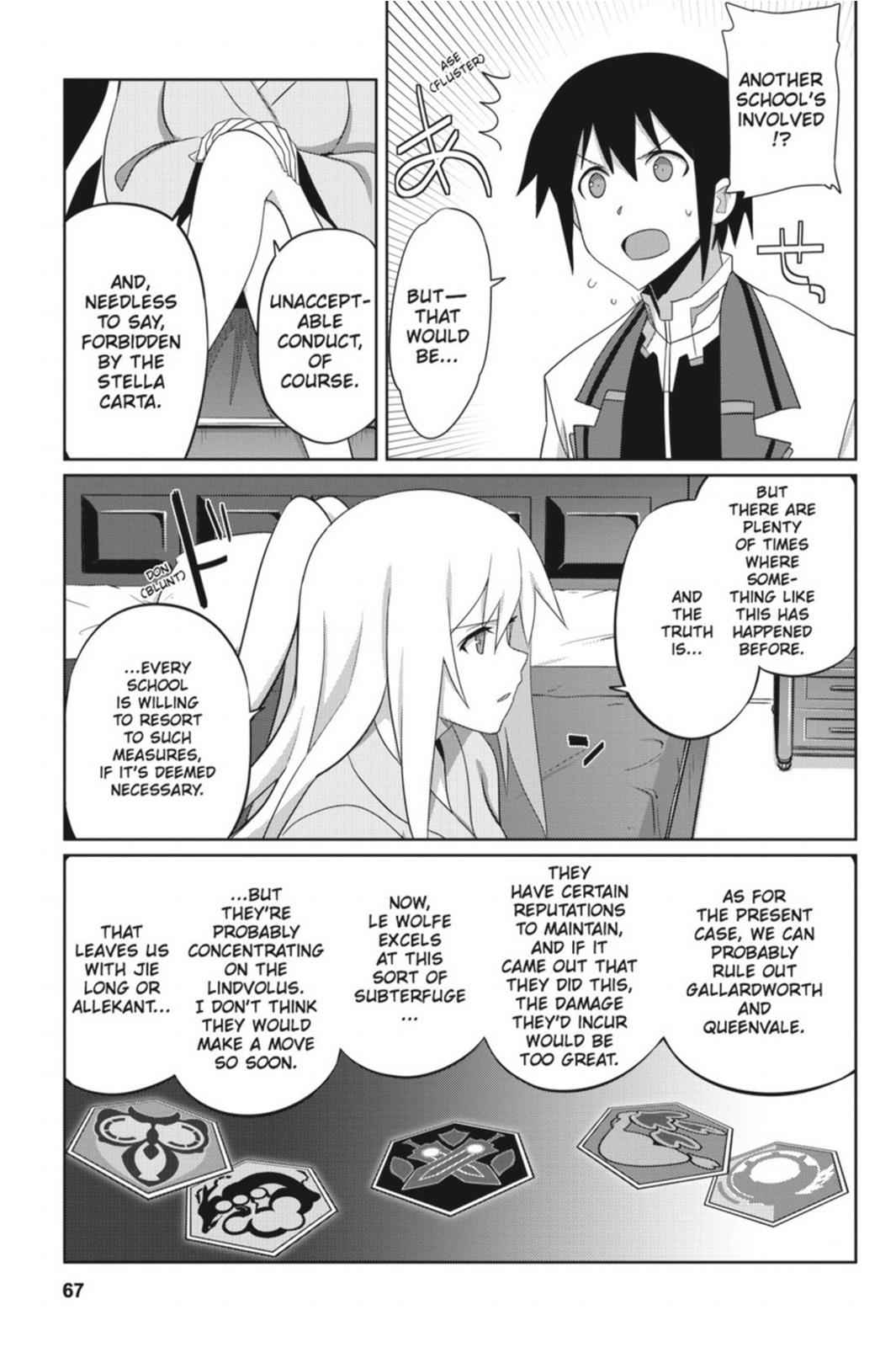 Gakusen Toshi Asterisk Chap 11 - Next Chap 12