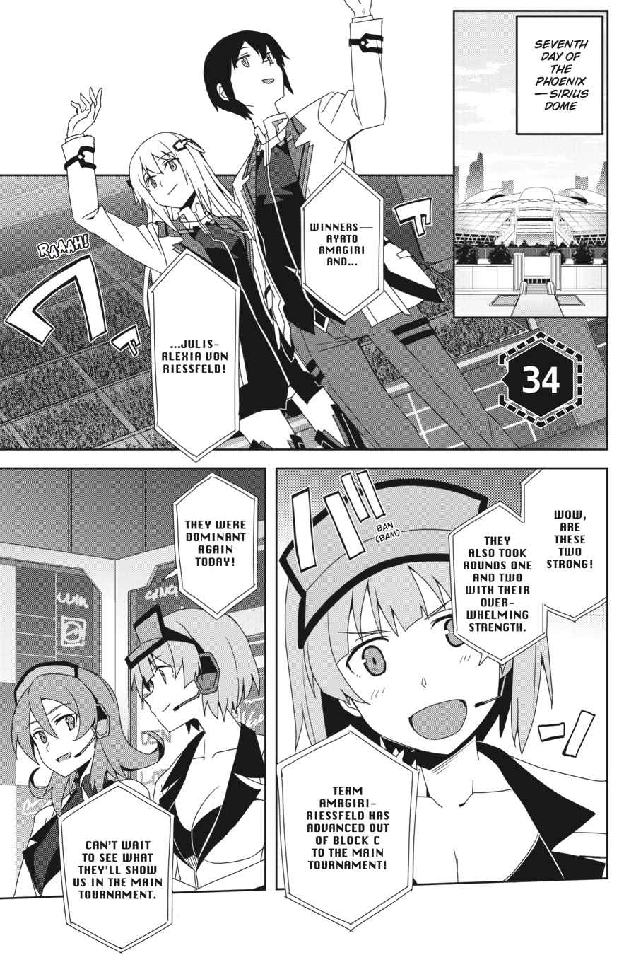 Gakusen Toshi Asterisk Chap 34 - Next Chap 35