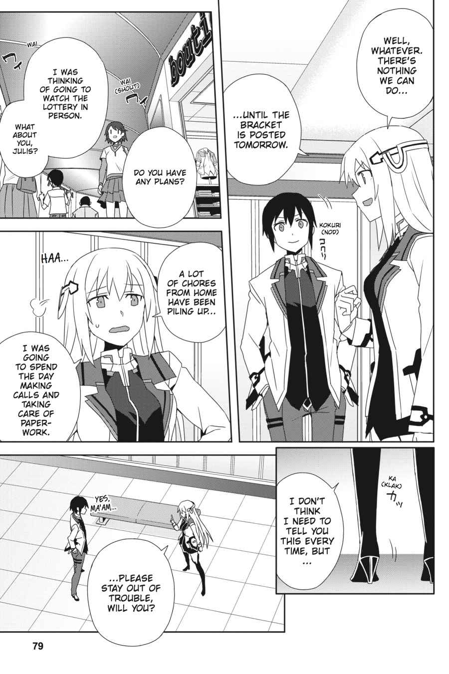 Gakusen Toshi Asterisk Chap 34 - Next Chap 35
