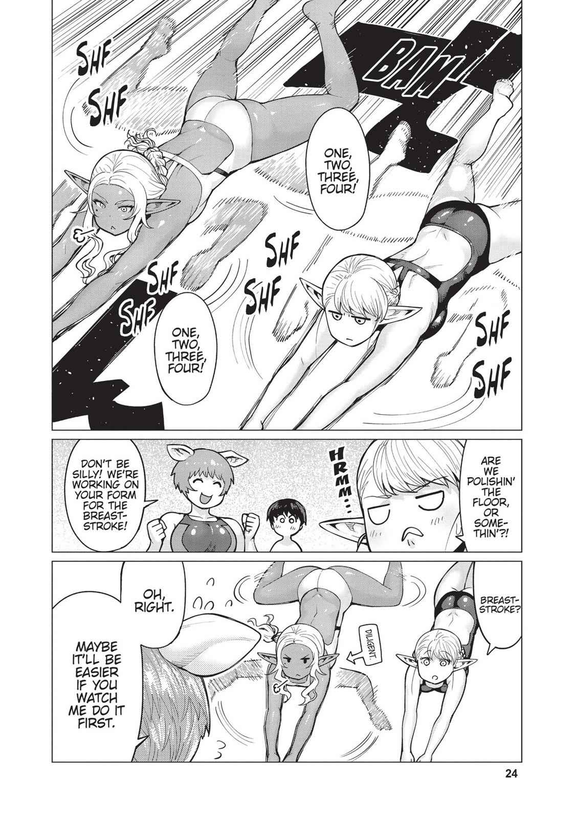 Elf-san wa Yaserarenai Chap 7 - Next Chap 8