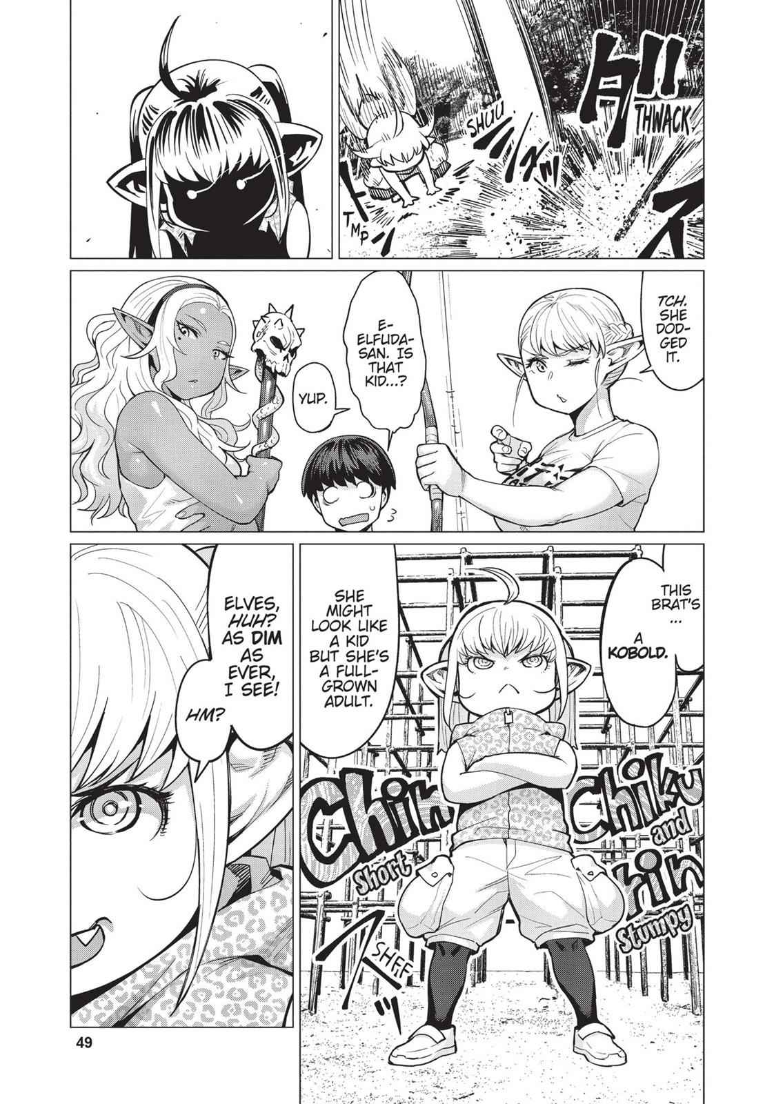 Elf-san wa Yaserarenai Chap 8 - Next Chap 9