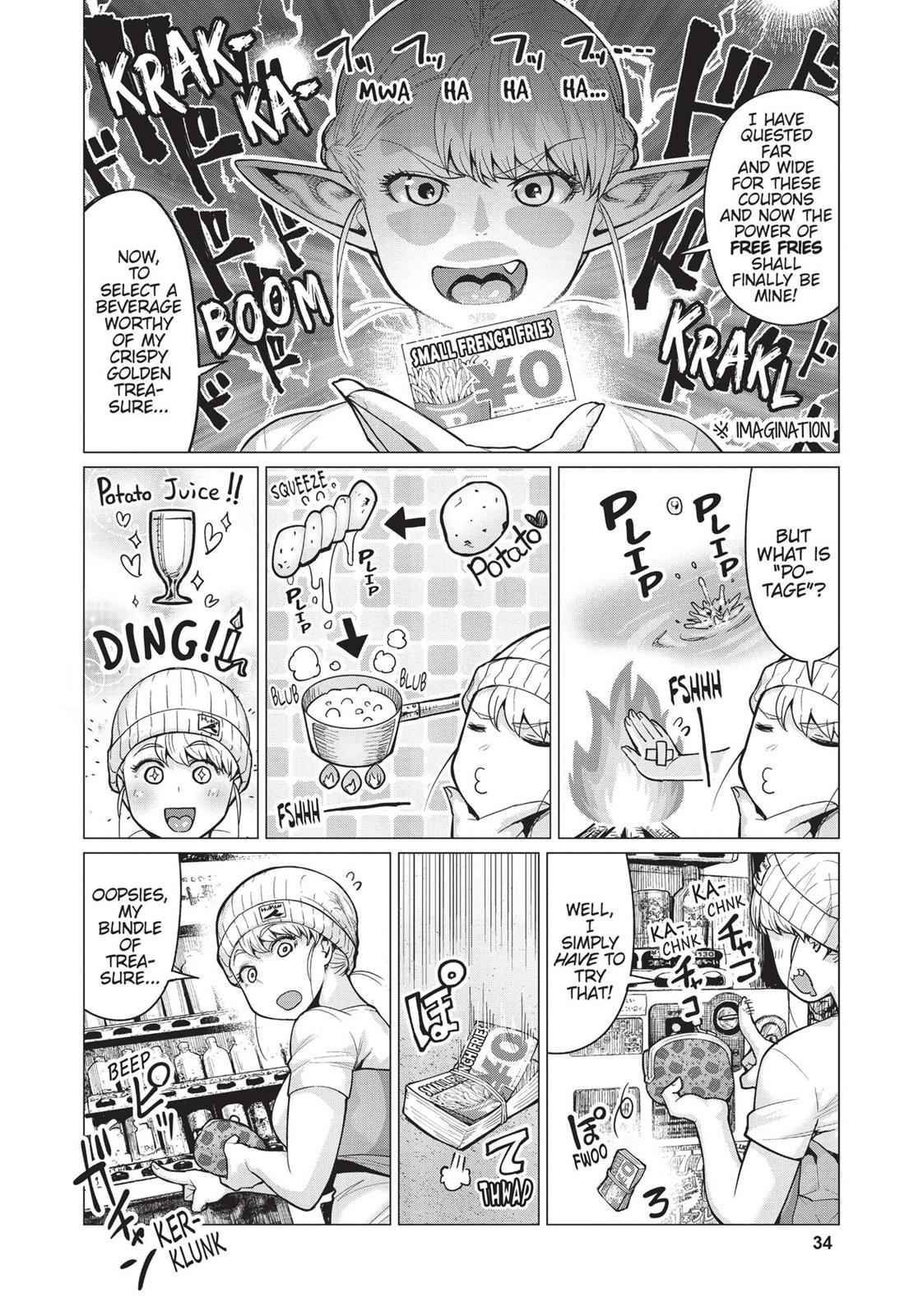 Elf-san wa Yaserarenai Chap 8 - Next Chap 9