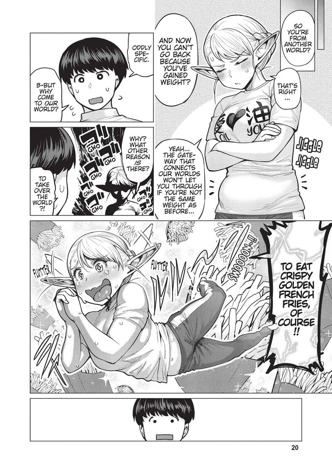 Elf-san wa Yaserarenai Chap 1 - Next Chap 2