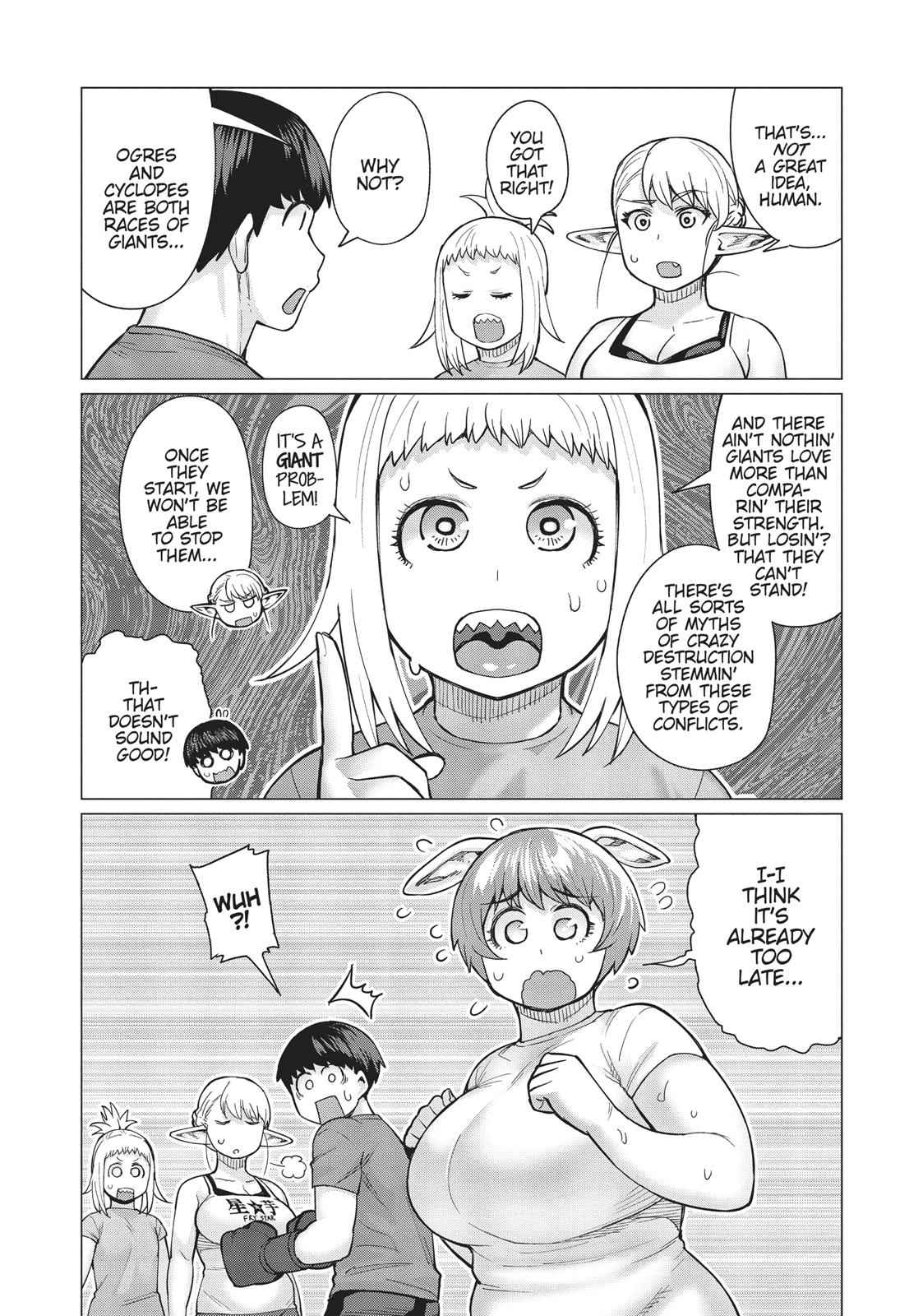 Elf-san wa Yaserarenai Chap 17 - Next Chap 18
