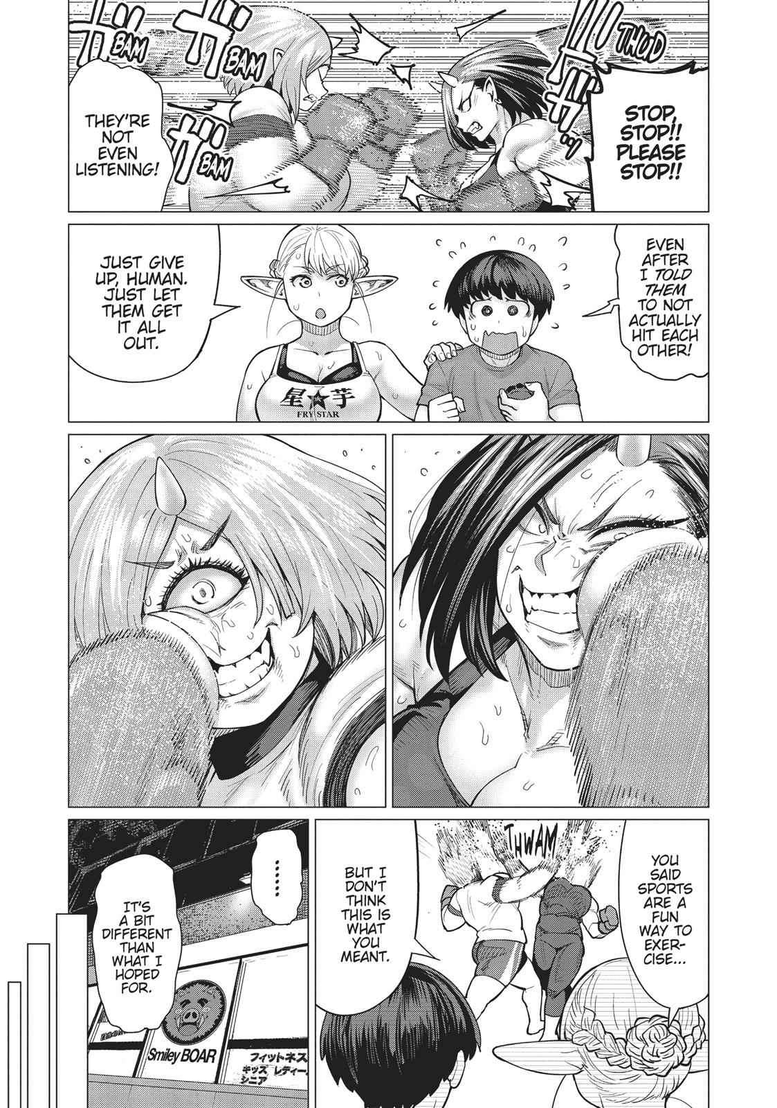 Elf-san wa Yaserarenai Chap 17 - Next Chap 18