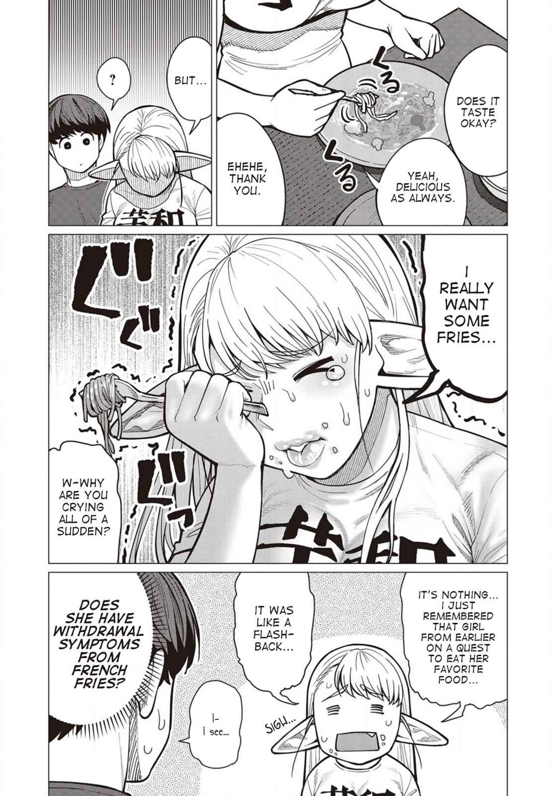 Elf-san wa Yaserarenai Chap 27 - Next Chap 28