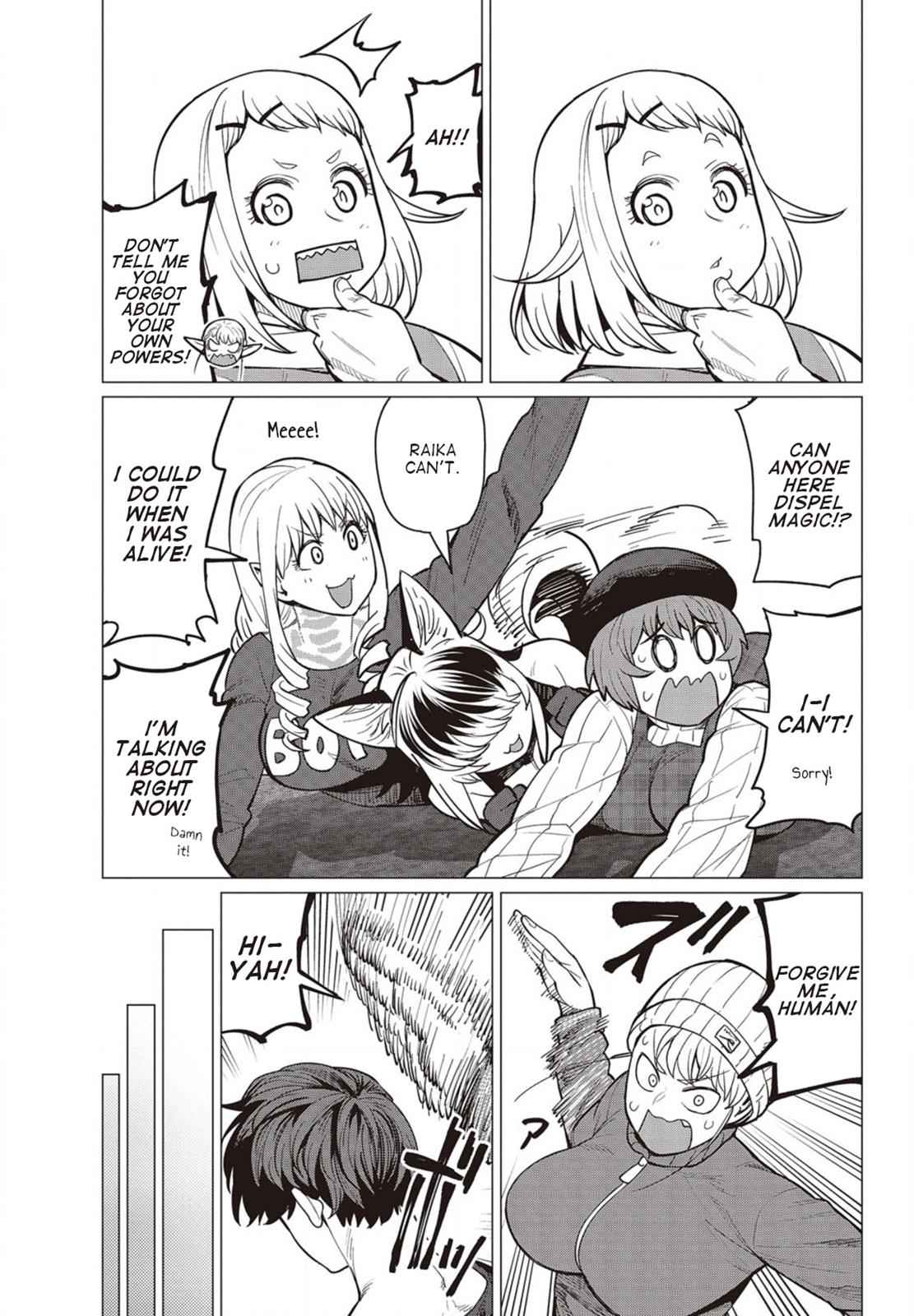 Elf-san wa Yaserarenai Chap 26 - Next Chap 27