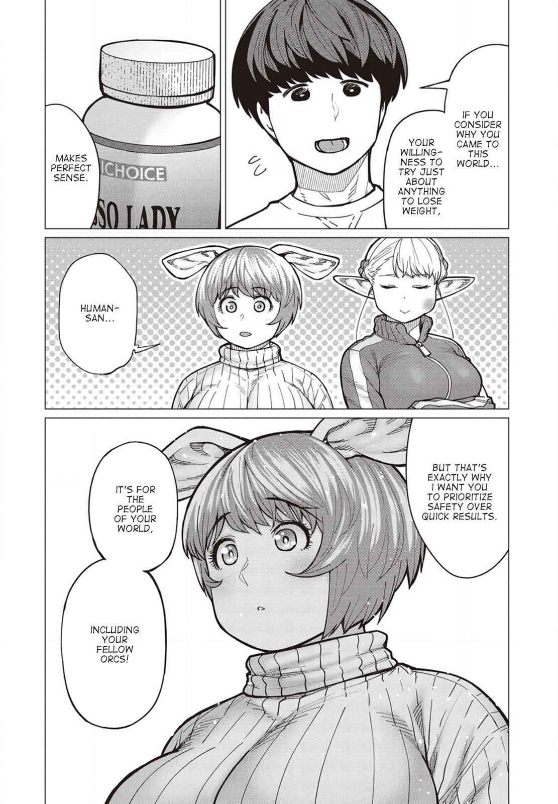 Elf-san wa Yaserarenai Chap 34 - Next Chap 35