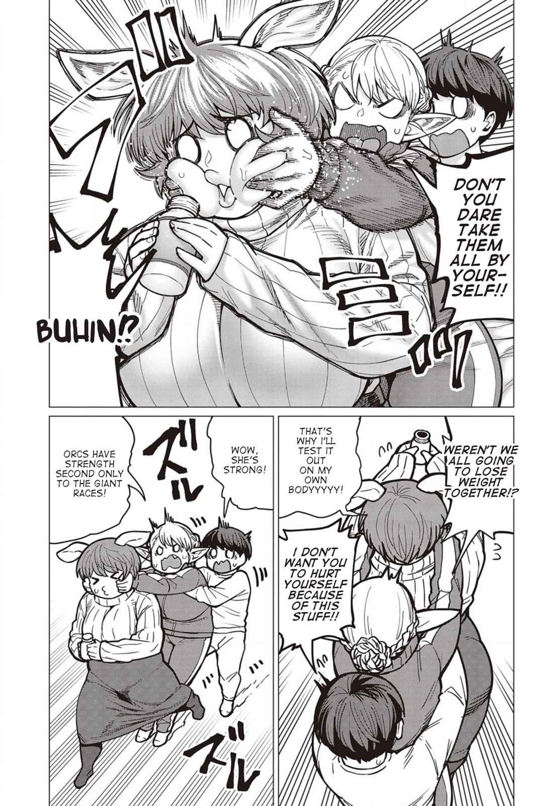 Elf-san wa Yaserarenai Chap 34 - Next Chap 35