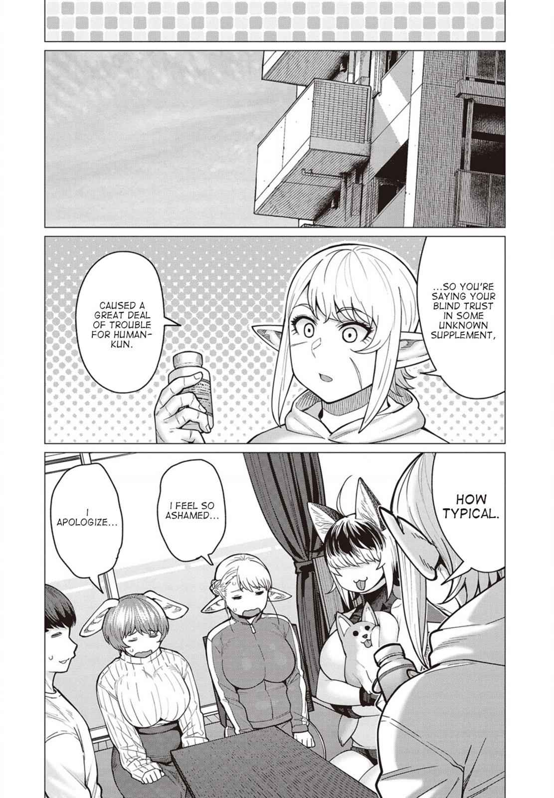 Elf-san wa Yaserarenai Chap 34 - Next Chap 35