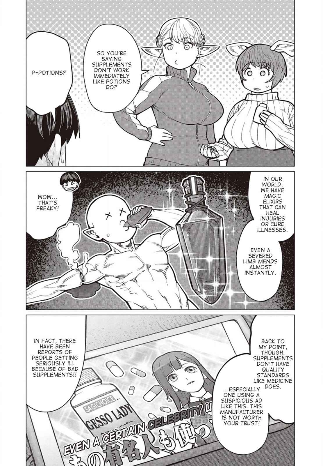 Elf-san wa Yaserarenai Chap 34 - Next Chap 35