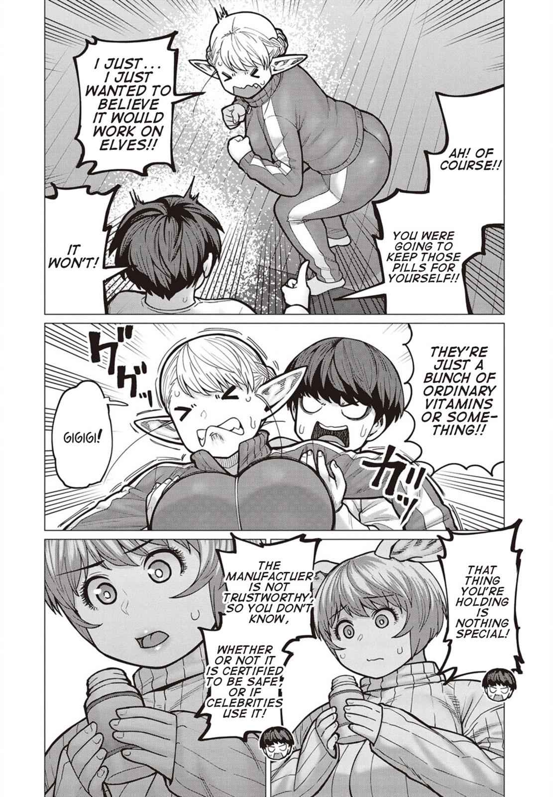 Elf-san wa Yaserarenai Chap 34 - Next Chap 35