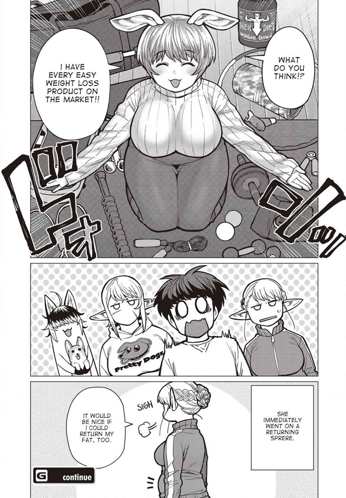 Elf-san wa Yaserarenai Chap 34 - Next Chap 35