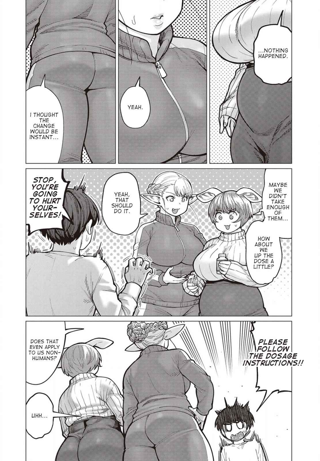 Elf-san wa Yaserarenai Chap 34 - Next Chap 35