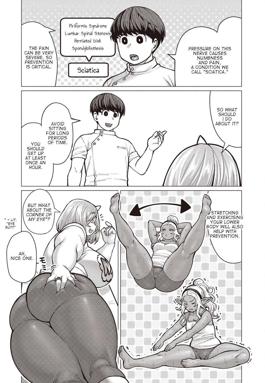 Elf-san wa Yaserarenai Chap 38 - Next Chap 39