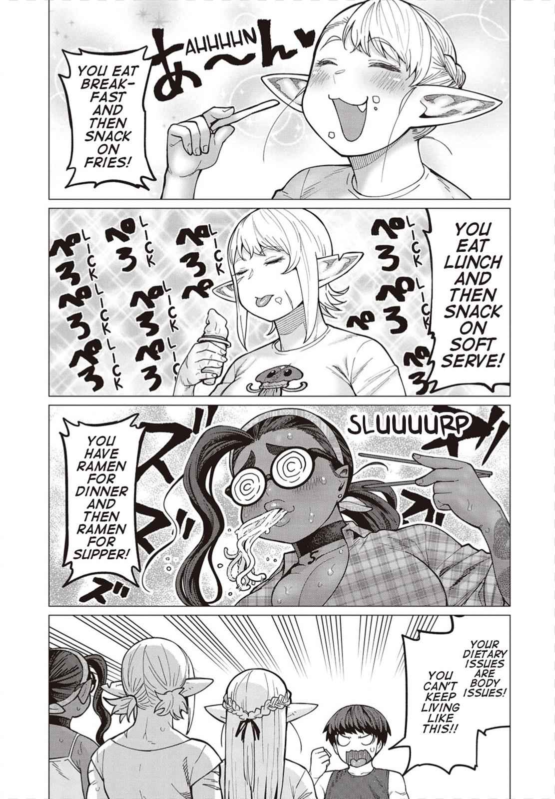 Elf-san wa Yaserarenai Chap 31 - Next Chap 32