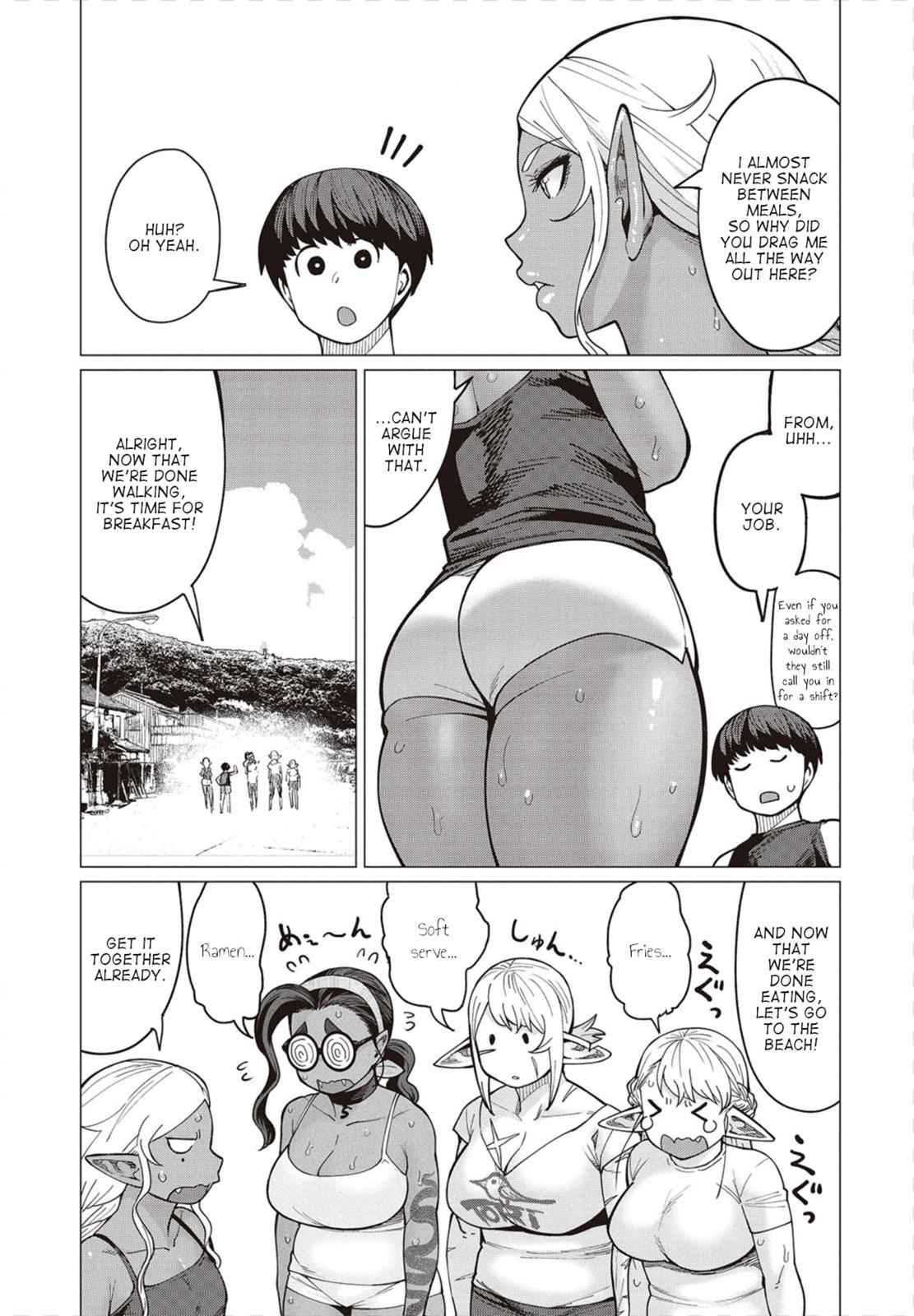 Elf-san wa Yaserarenai Chap 31 - Next Chap 32