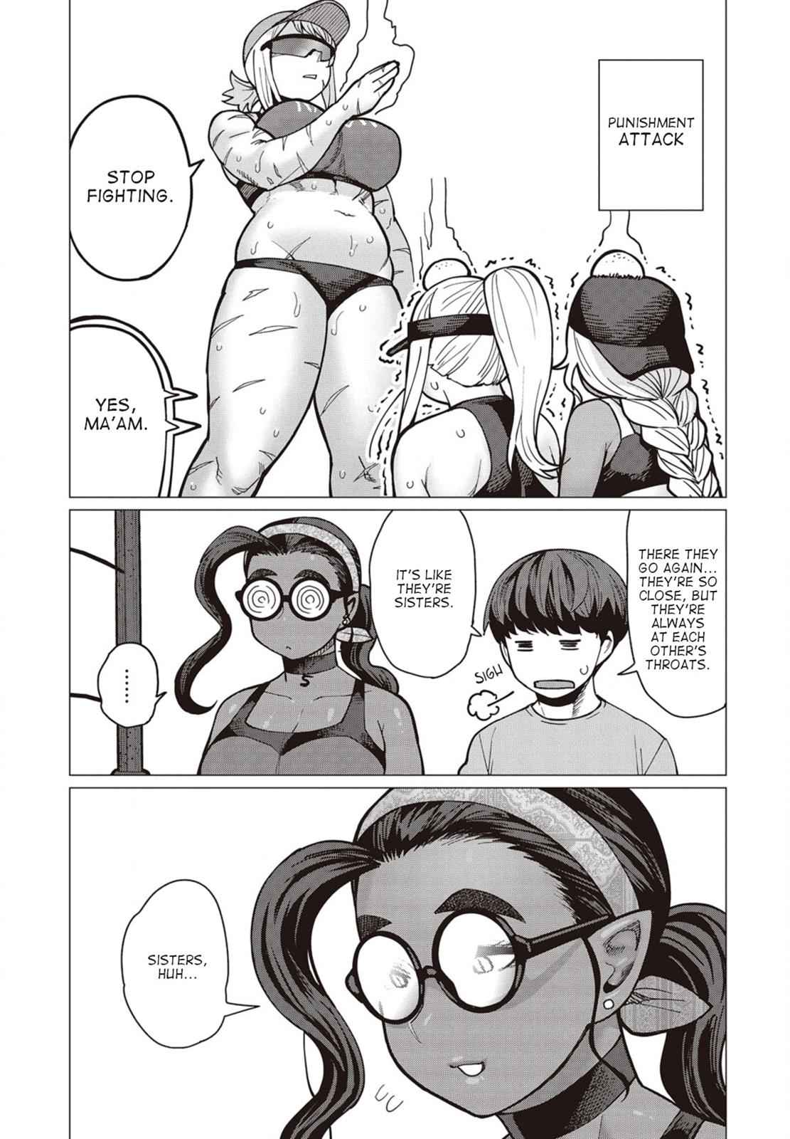 Elf-san wa Yaserarenai Chap 32 - Next Chap 33