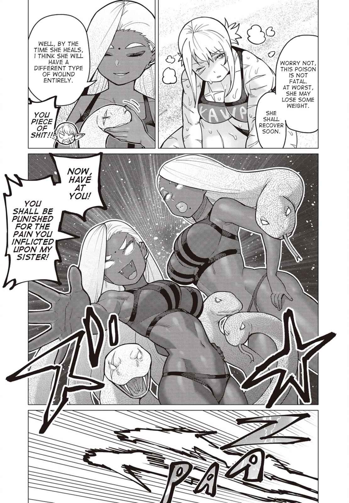 Elf-san wa Yaserarenai Chap 33 - Next Chap 34