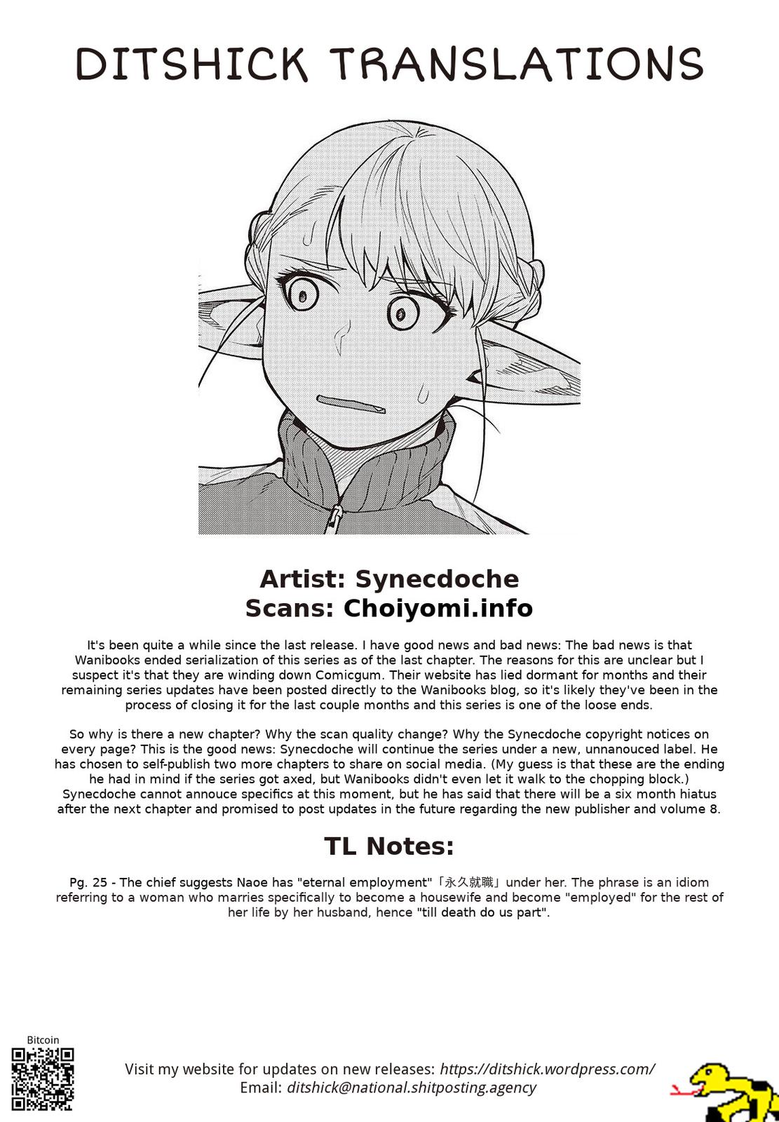 Elf-san wa Yaserarenai Chap 46 - Next Chap 47