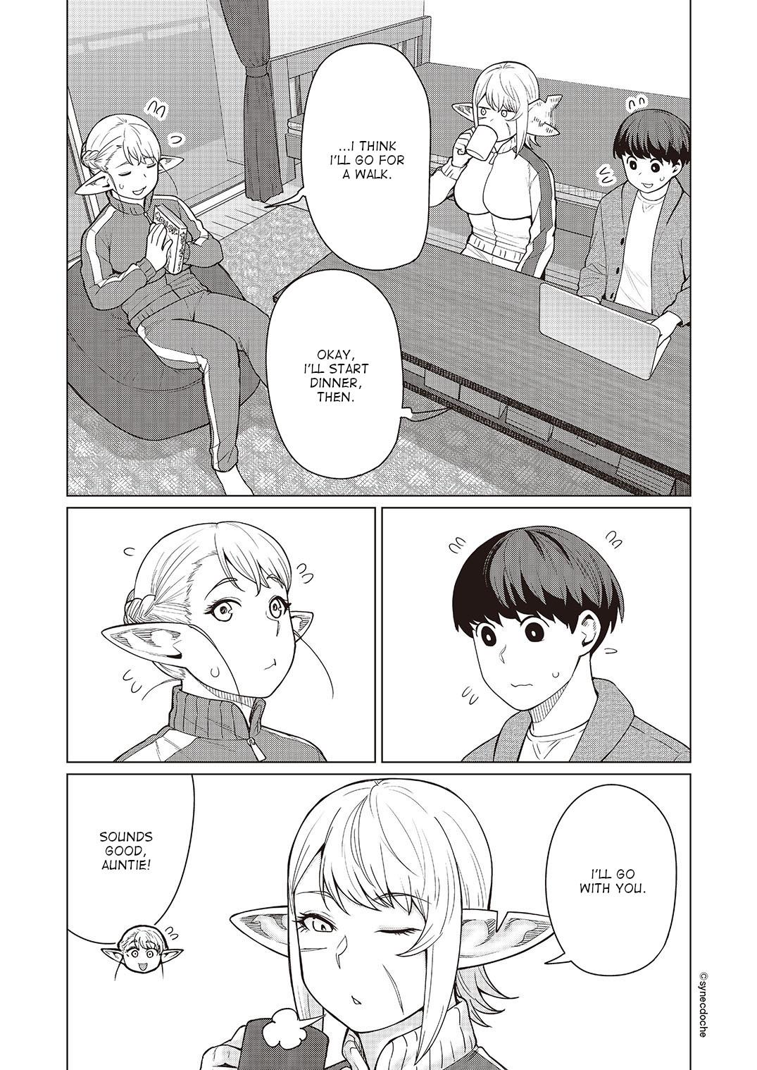 Elf-san wa Yaserarenai Chap 46 - Next Chap 47