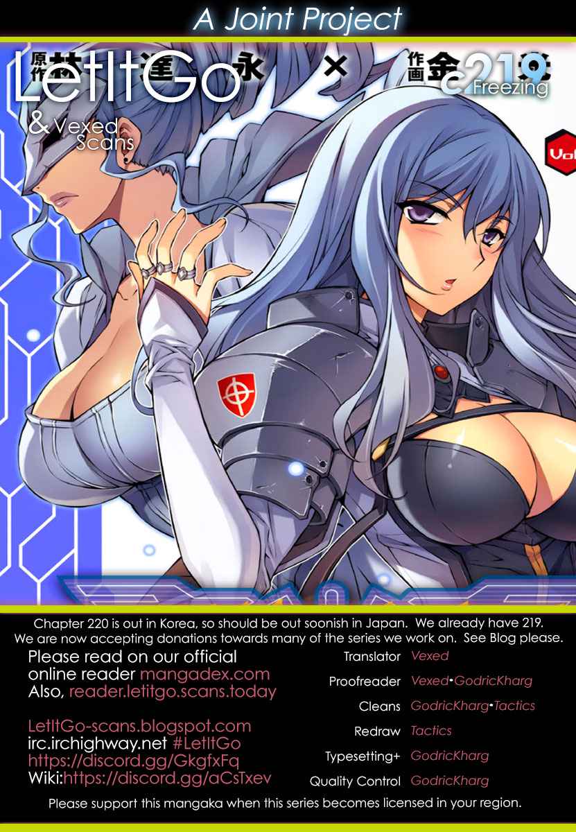 Freezing Chap 219 - Next Chap 220