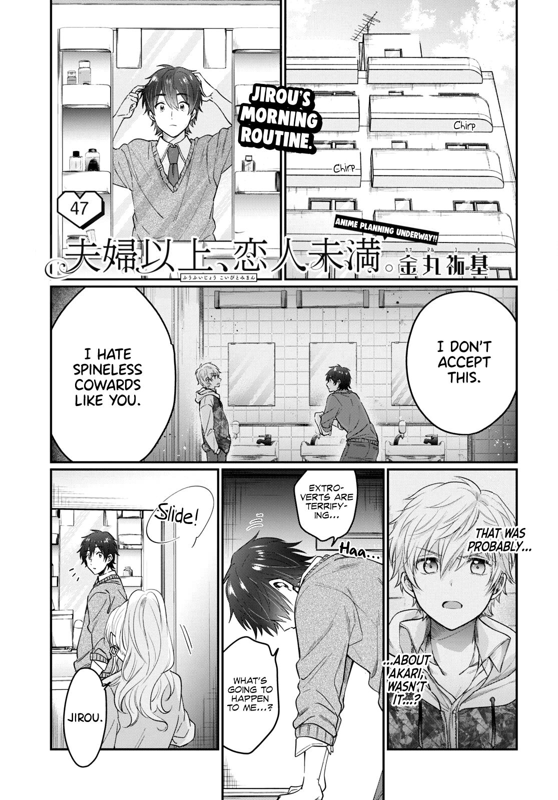 More than a married couple, but not lovers. Chap 47 - Next Chap 48