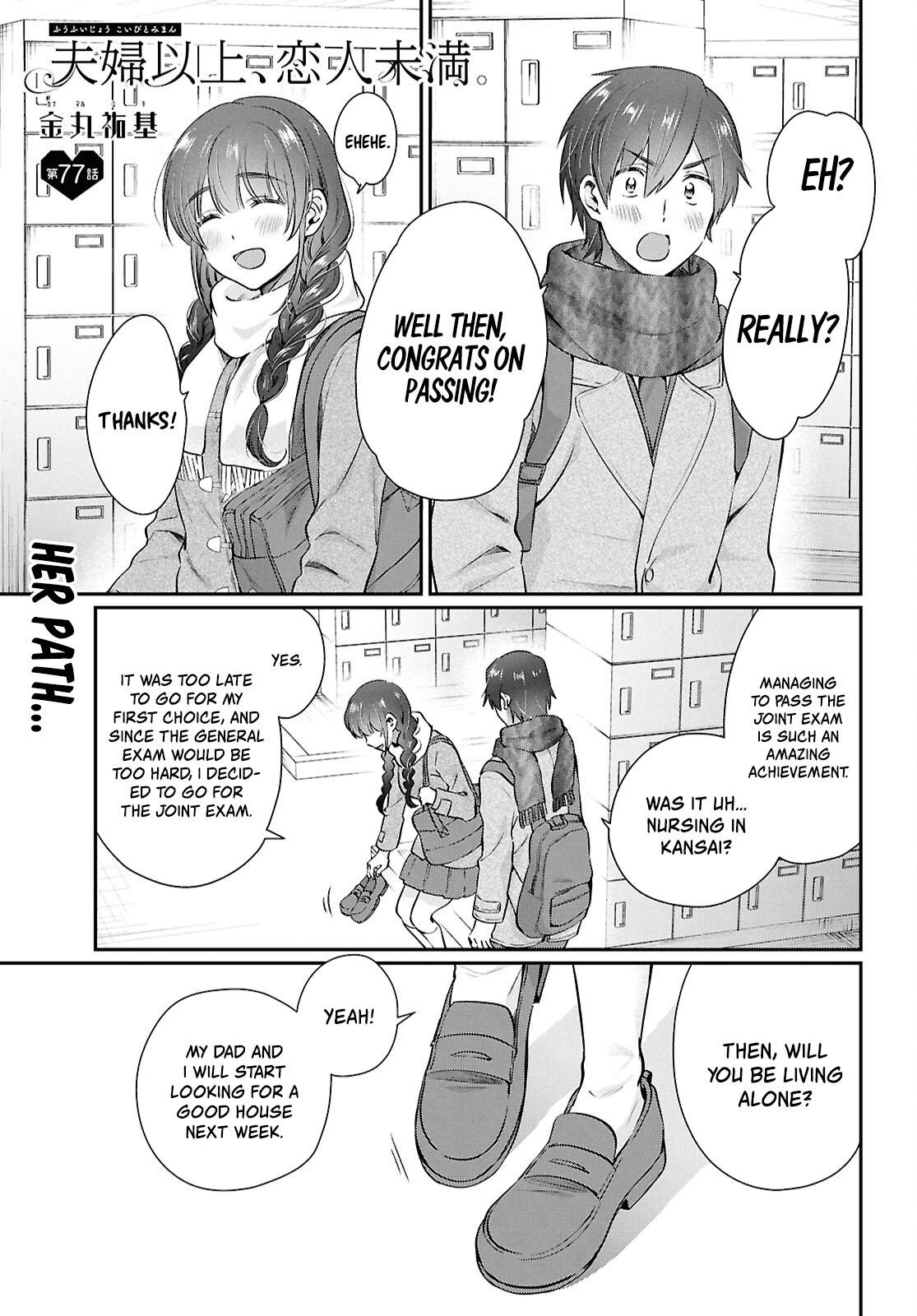 More than a married couple, but not lovers. Chap 77 - Next Chap 78