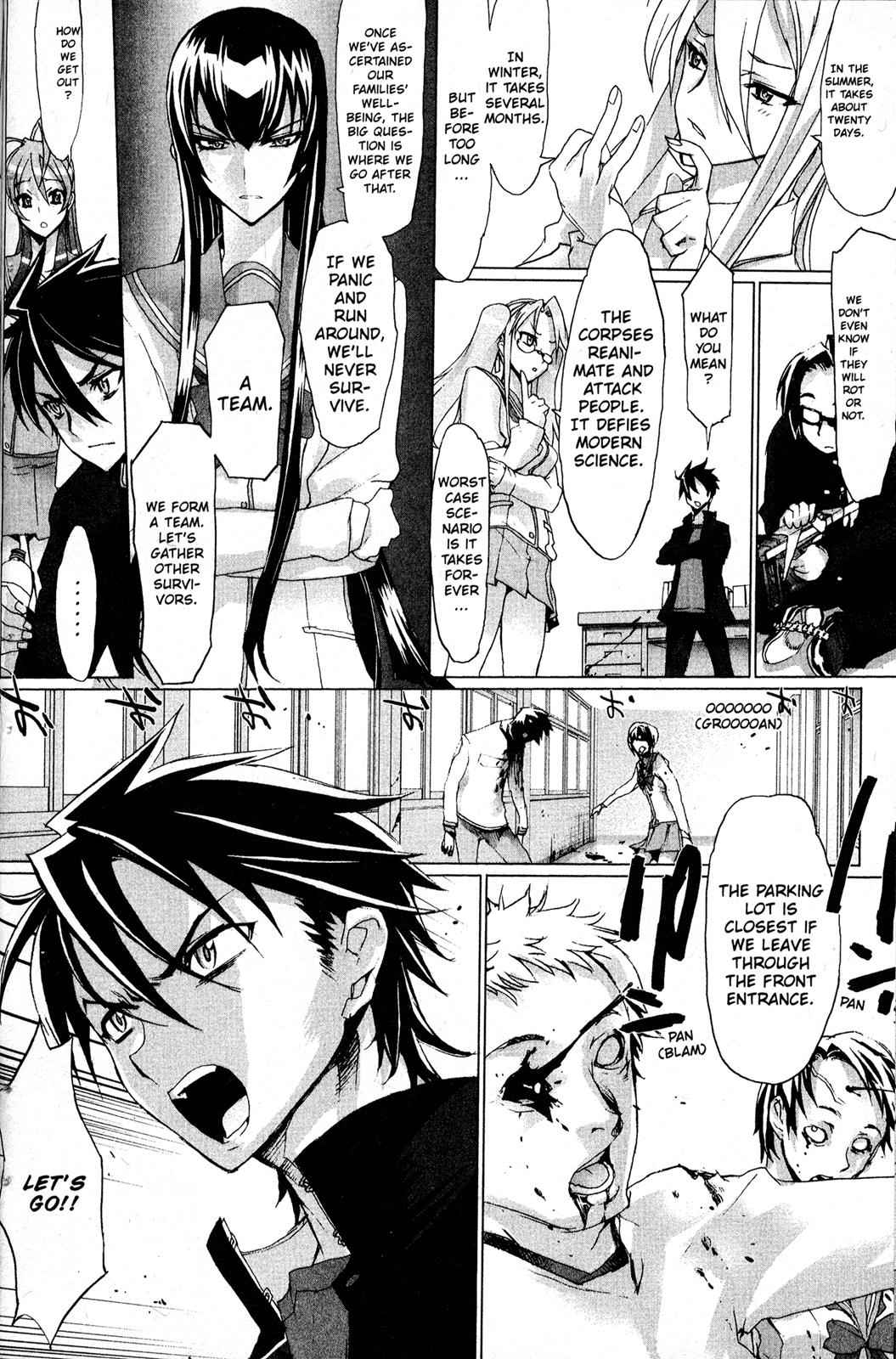 High School of the Dead Chap 1 - Next Chap 2