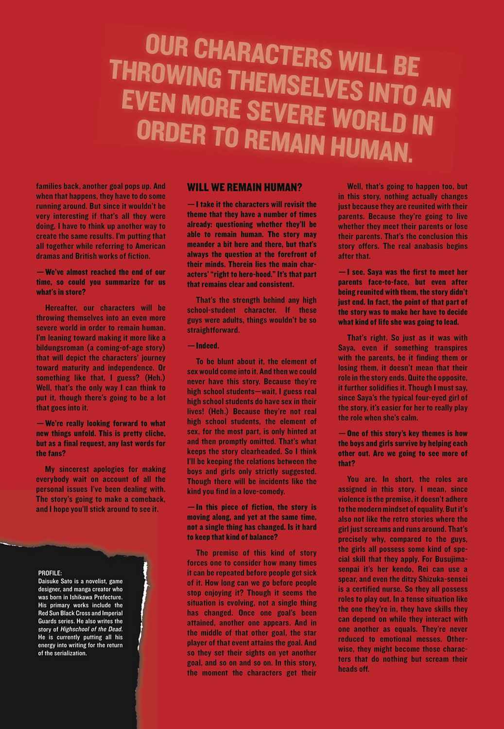 High School of the Dead - Full Color Edition Chap 7 - Next Chap 8