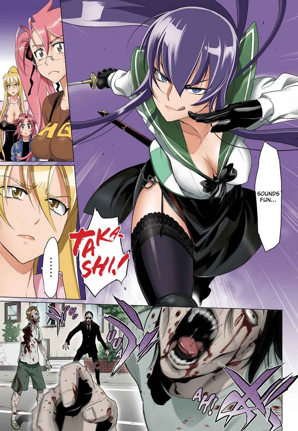 High School of the Dead - Full Color Edition Chap 7 - Next Chap 8
