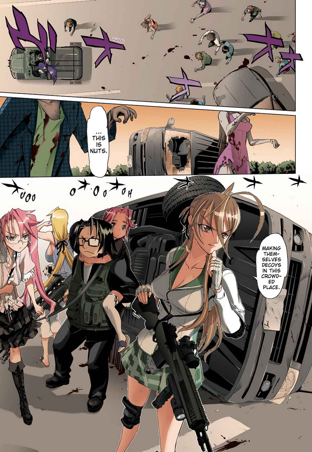 High School of the Dead - Full Color Edition Chap 4 - Next Chap 5