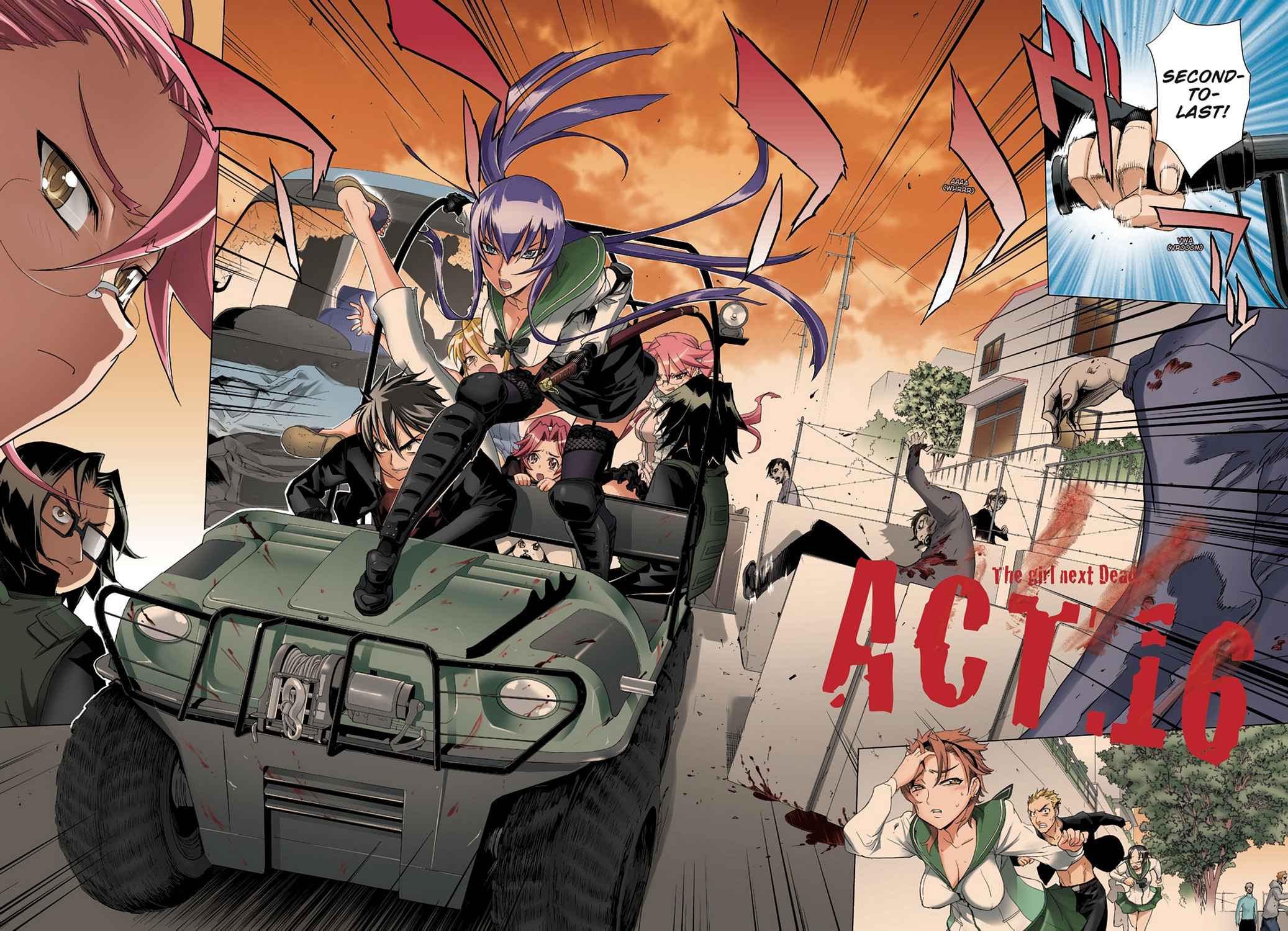 High School of the Dead - Full Color Edition Chap 4 - Next Chap 5