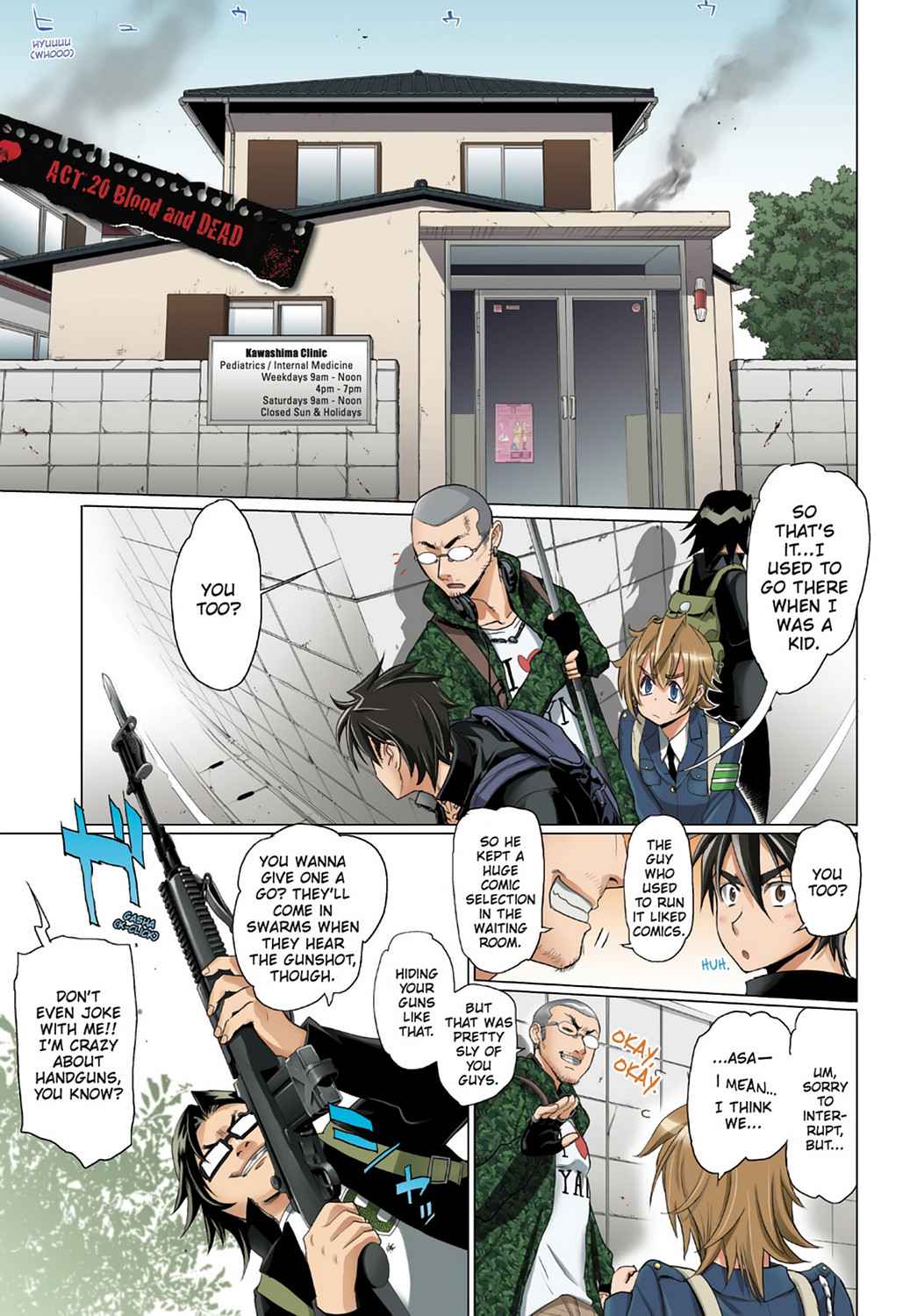 High School of the Dead - Full Color Edition Chap 5 - Next Chap 6