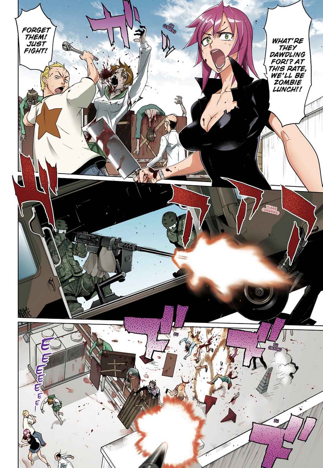High School of the Dead - Full Color Edition Chap 6 - Next Chap 7