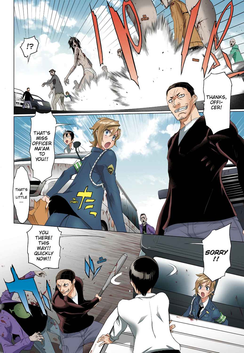 High School of the Dead - Full Color Edition Chap 6 - Next Chap 7