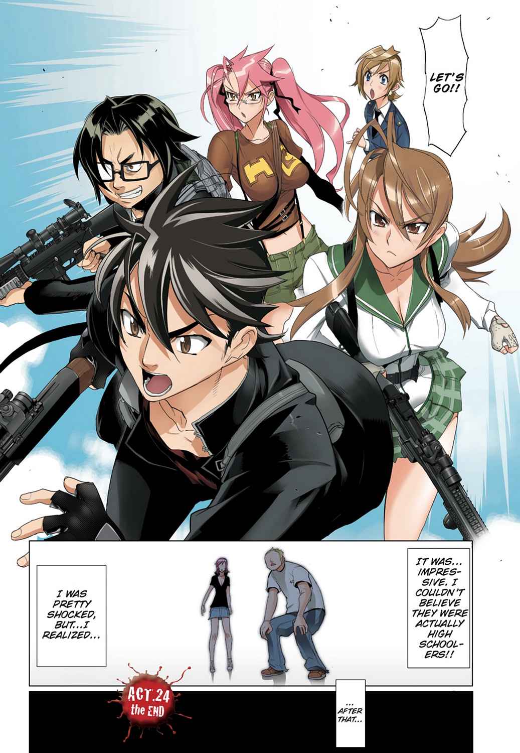 High School of the Dead - Full Color Edition Chap 6 - Next Chap 7