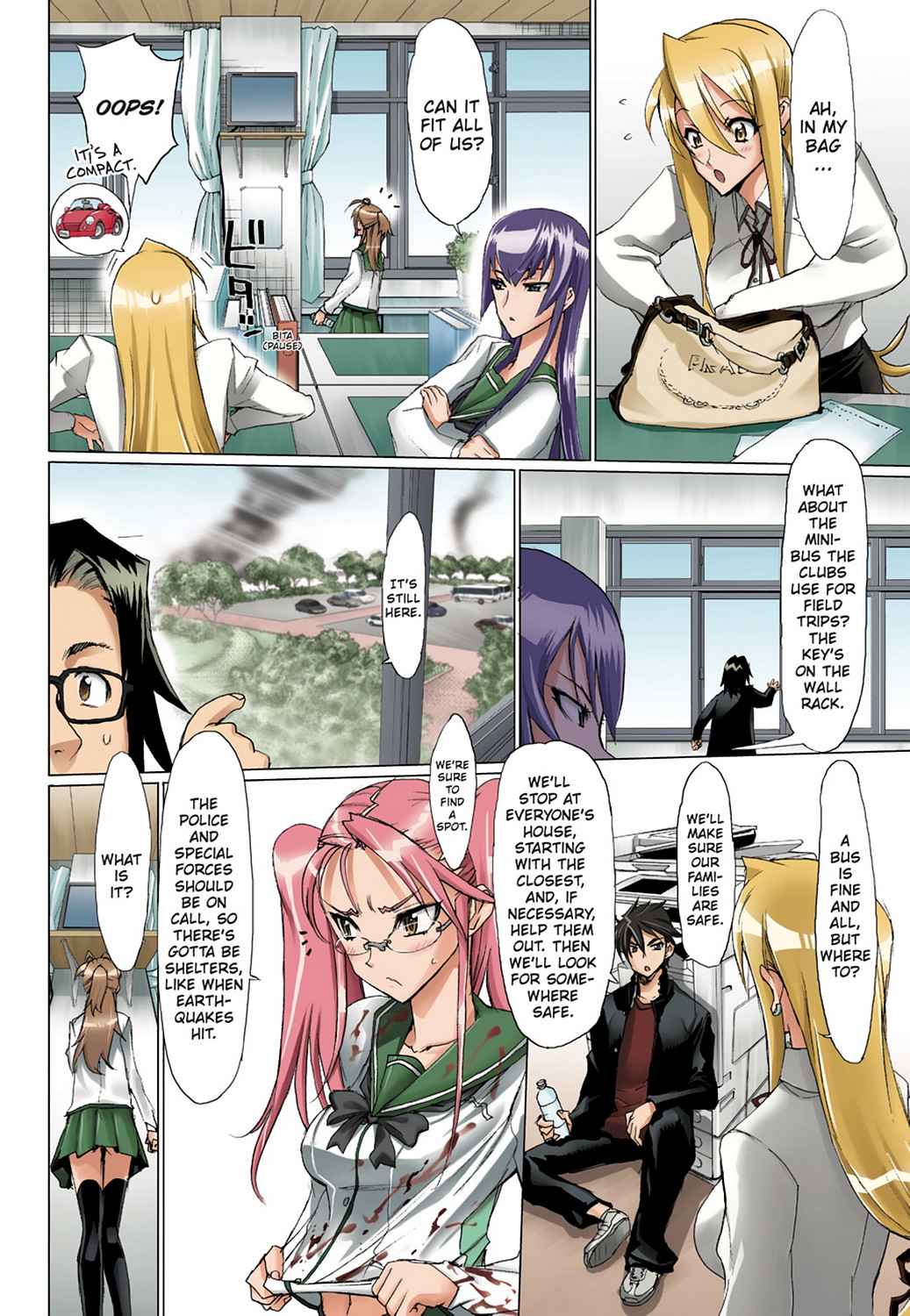 High School of the Dead - Full Color Edition Chap 1 - Next Chap 2
