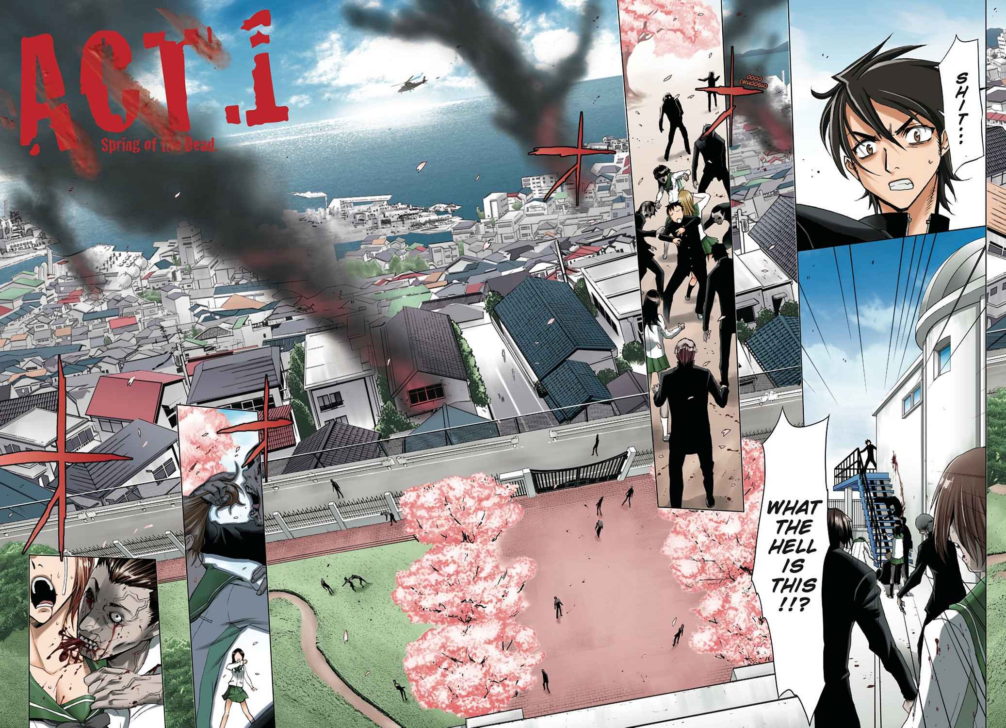 High School of the Dead - Full Color Edition Chap 1 - Next Chap 2