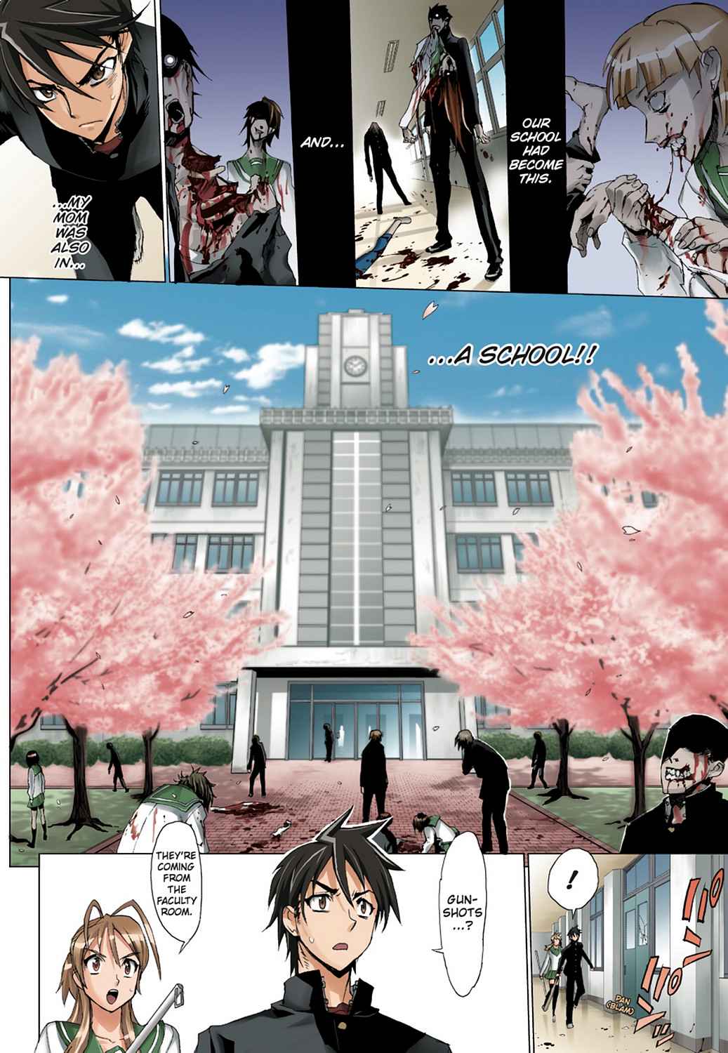 High School of the Dead - Full Color Edition Chap 1 - Next Chap 2