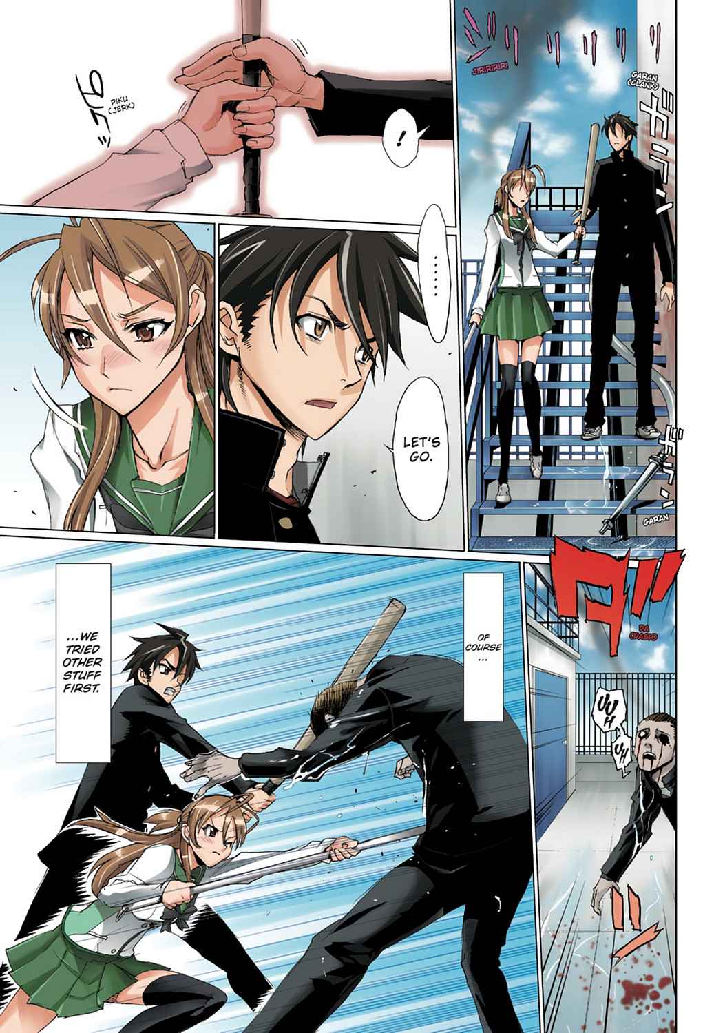 High School of the Dead - Full Color Edition Chap 1 - Next Chap 2