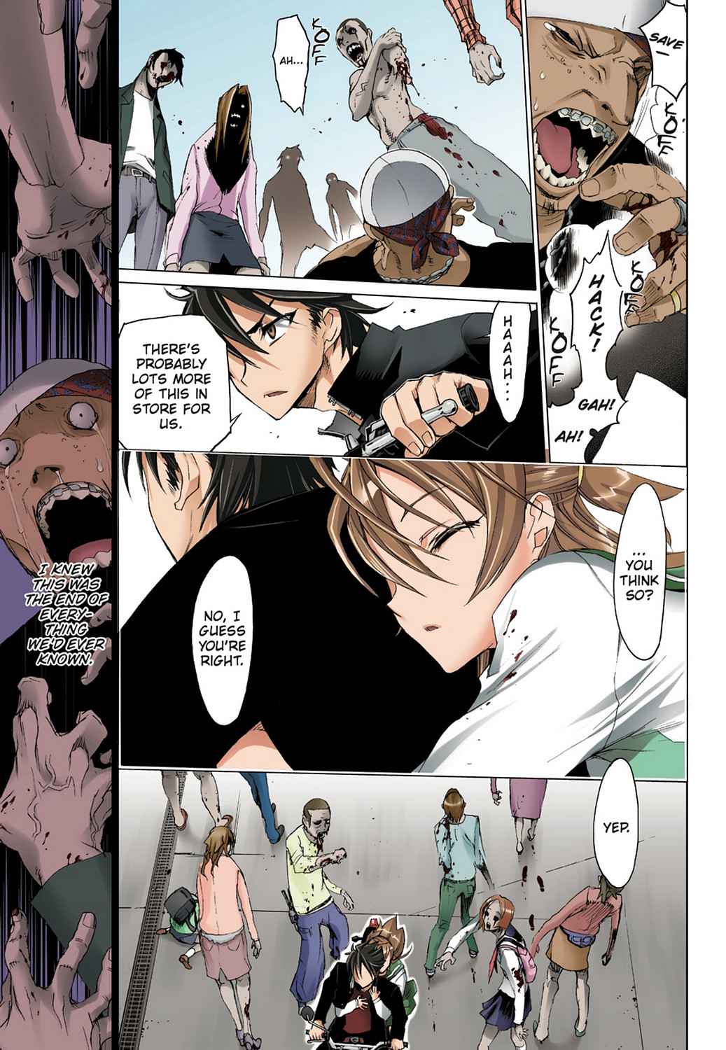 High School of the Dead - Full Color Edition Chap 2 - Next Chap 3