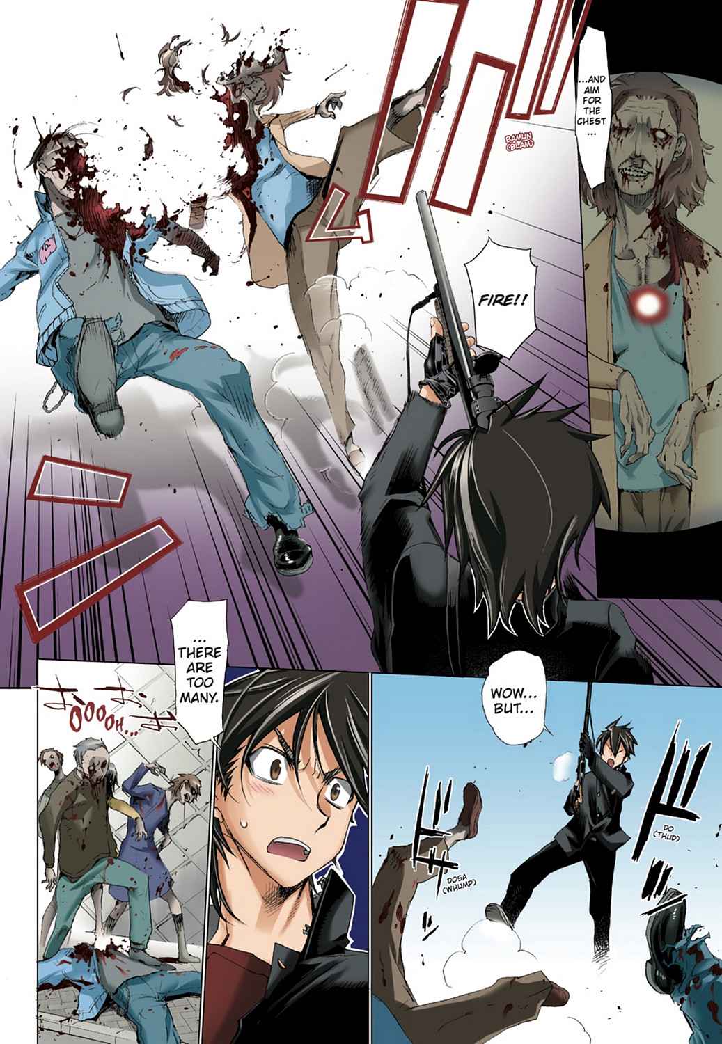 High School of the Dead - Full Color Edition Chap 3 - Next Chap 4