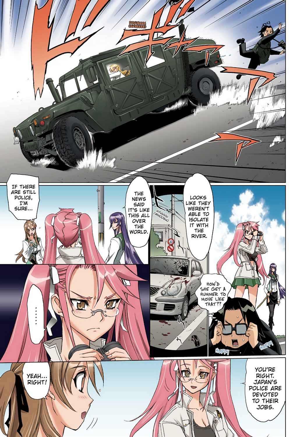 High School of the Dead - Full Color Edition Chap 3 - Next Chap 4