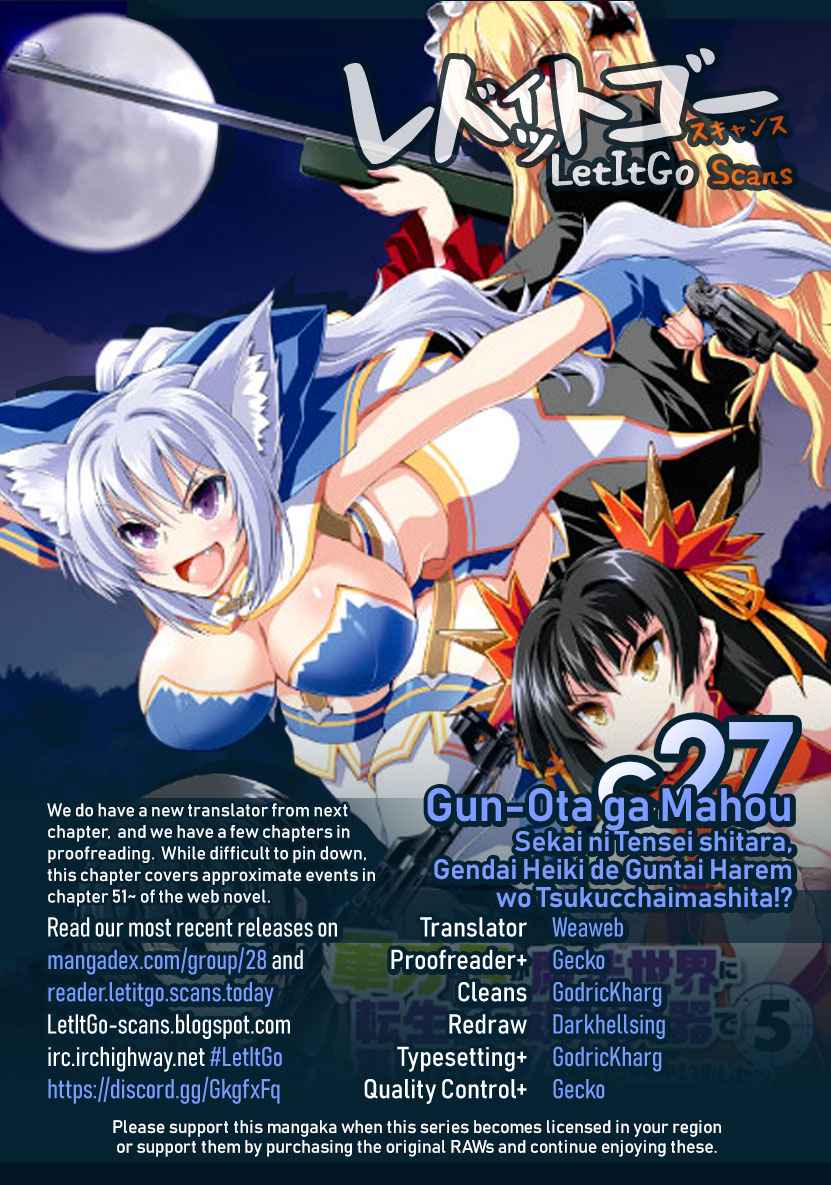 Gun-Ota ga Mahou Sekai ni Tensei shitara Chap 27 - Next Chap 28